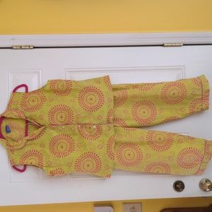Pine Cone Hill sleeveless pajama set. Size M. 100% cotton.